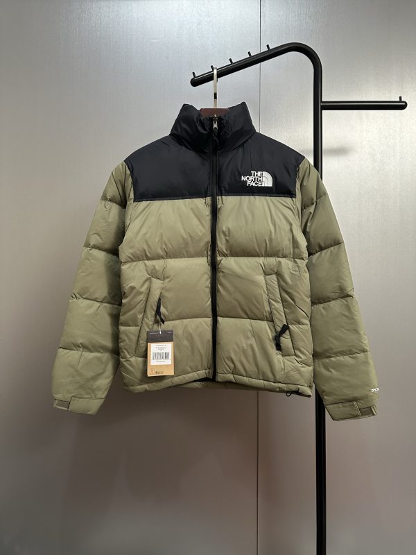 High Quality The North Face Down Jacket Green Classic Luxury