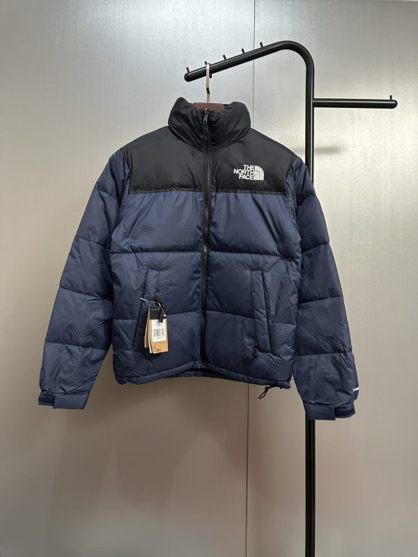 Premium Quality The North Face Down Jacket Blue Classic Luxury