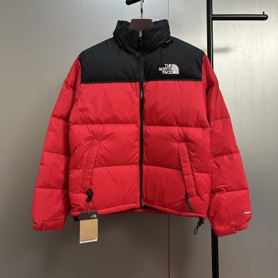 High Quality The North Face Down Jacket Red Classic Style