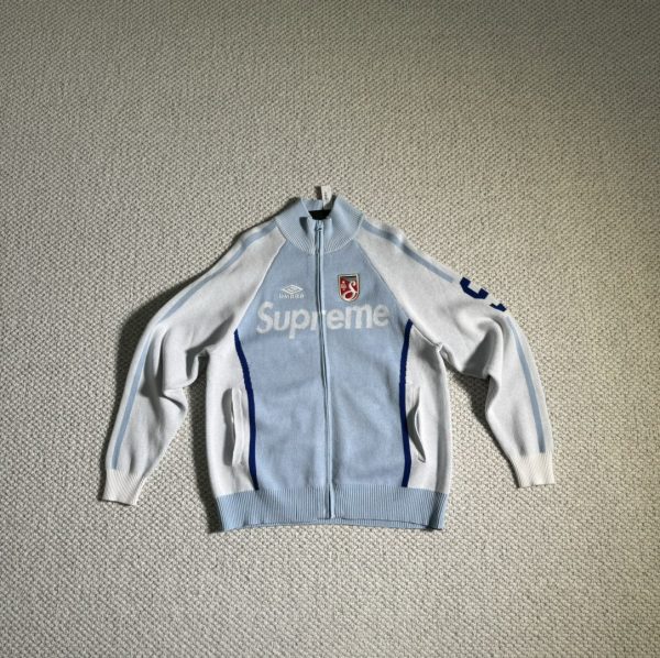 High Quality Supreme Jackets Red Knit Classic Luxury