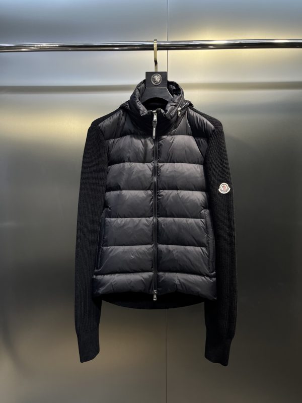 Premium Quality Moncler Jacket Red Wool Classic Collection