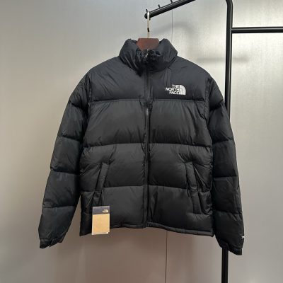 Premium Quality The North Face Down Jacket Black Classic Style