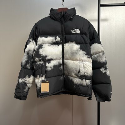 High Quality The North Face Down Jacket White Classic Luxury
