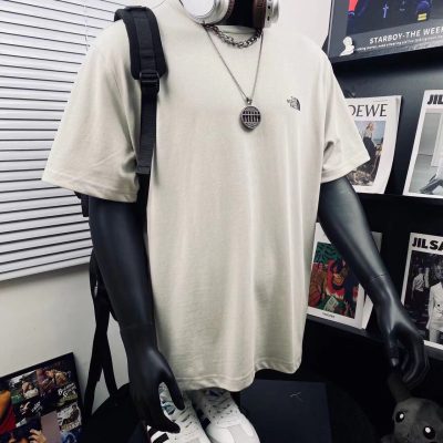 High Quality The North Face Short Sleeves Black Cotton Casual Style