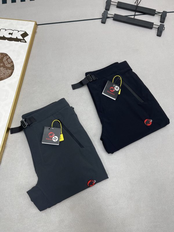 Luxury Mammut Trousers Black Calf Breathable Collection