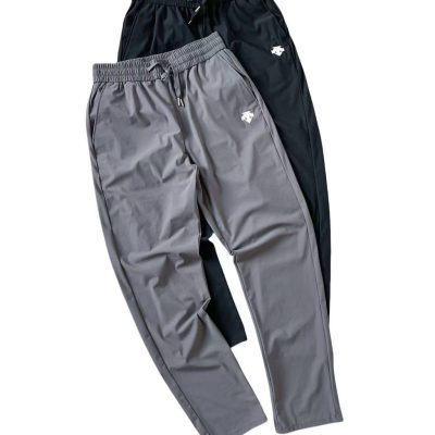 Luxury Descente Sweatpants Black Nylon Solid Collection