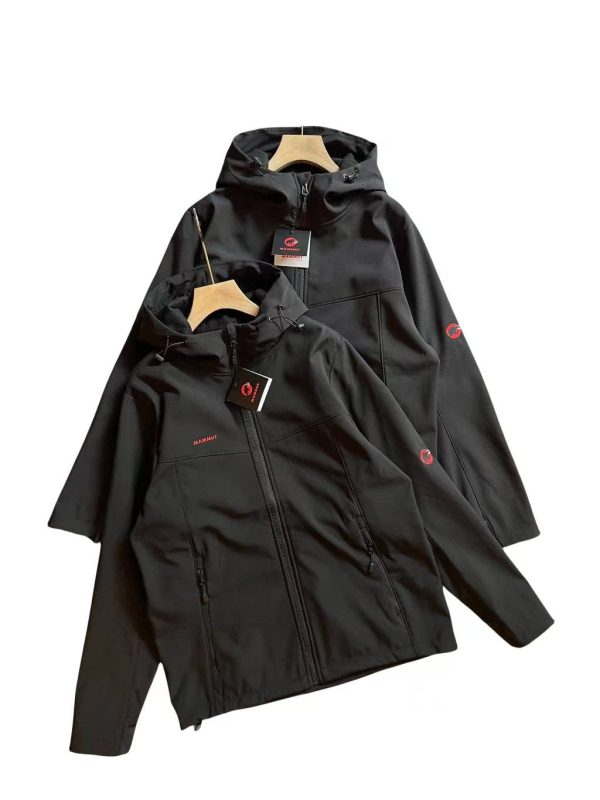 Premium Mammut Jackets Red Fleece Embroidered Collection