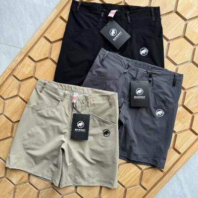 High Quality Mammoth Shorts Black Polyester Casual Luxury