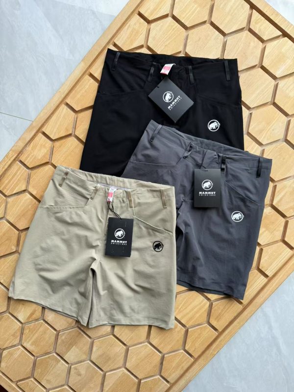 High Quality Mammoth Shorts Black Polyester Casual Luxury