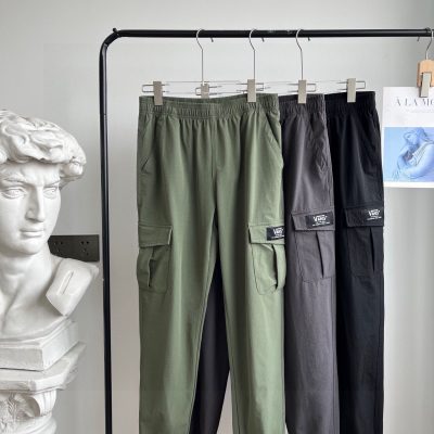Luxury Vans Casual Pants Black Classic Collection