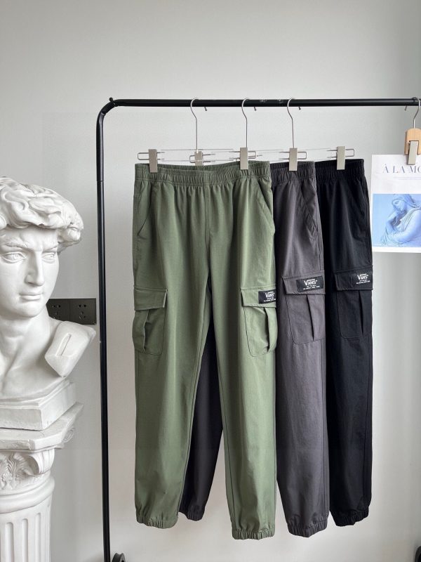 Luxury Vans Casual Pants Black Classic Collection