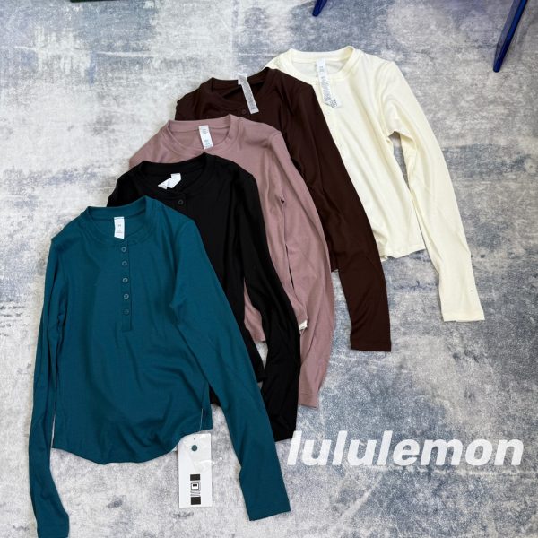High Quality Lululemon Long Sleeves Black Luxury