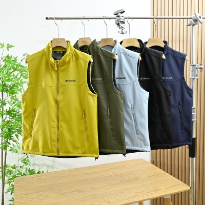 Premium Quality Columbia Vest Green Logo Collection