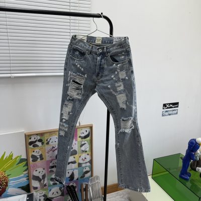 Best Selling Champion T-Shirt Gold Denim Washed Luxury