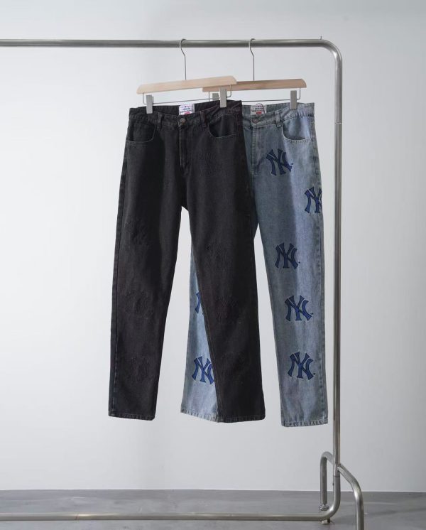 Premium Supreme Trousers Black Denim Washed Collection