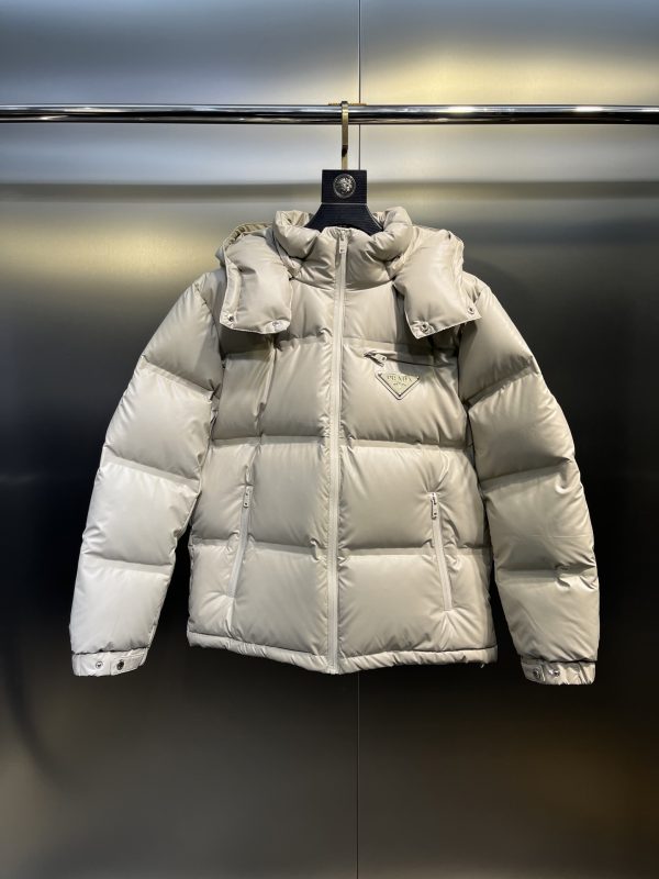High Quality Prada Jackets Black Minimalist Style
