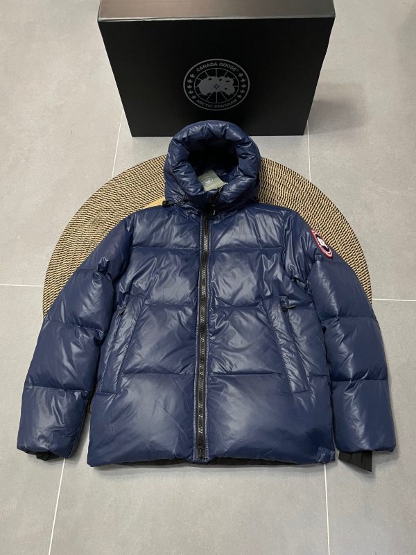 Premium Canada Goose Down Jacket Blue Luxury