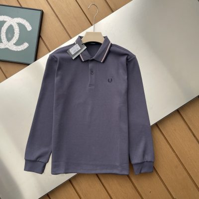 Premium Quality Fred Long Sleeves Black Cotton Breathable Style