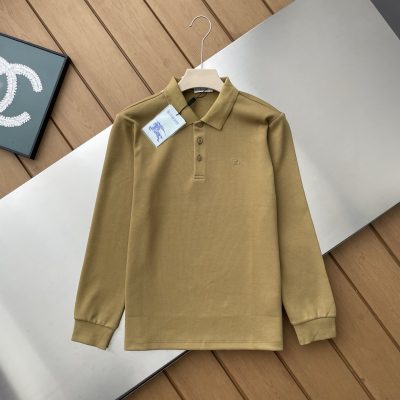 Luxury Burberry Long Sleeves Black Classic Style