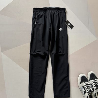 Premium Quality Descente Pants Black Casual Collection