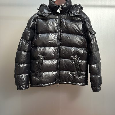Best Selling Moncler Down Jacket Black Nylon Classic Collection