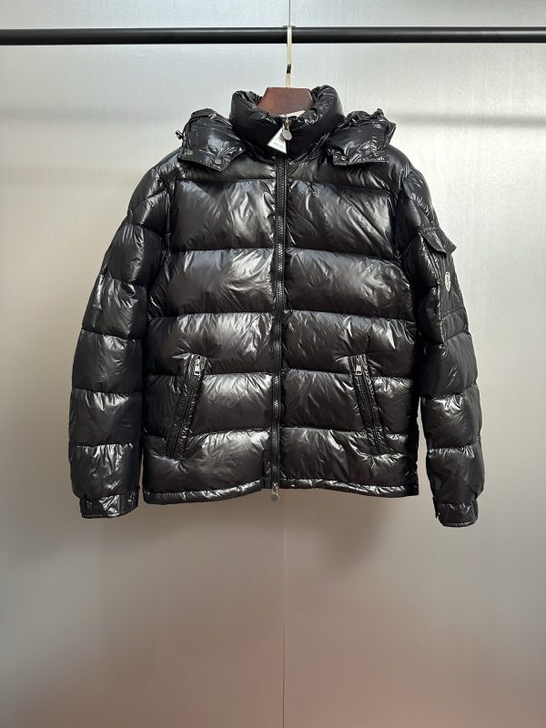 Best Selling Moncler Down Jacket Black Nylon Classic Collection