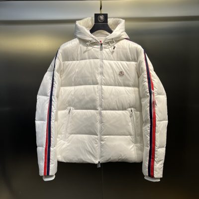 Best Selling Moncler Down Jacket Black Nylon Solid Luxury
