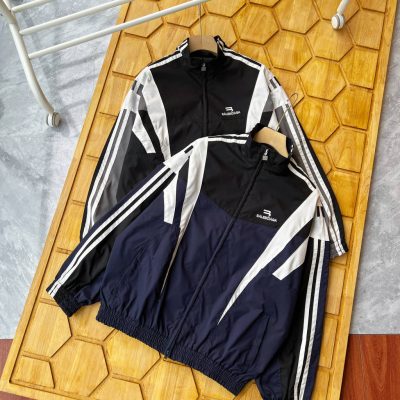 High Quality Balenciaga Jackets Black Sporty Luxury
