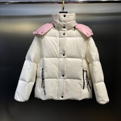 High Quality Moncler Down Jacket White Luxury