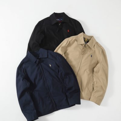 High Quality Ralph Lauren Jacket Navy Washed Style