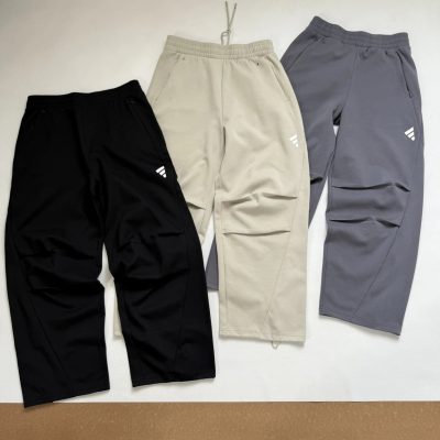 Premium Adidas Sweatpants Black Knit Logo Collection