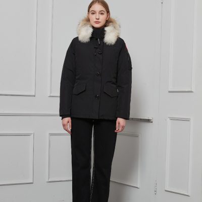 High Quality Canada Goose Down Jacket Black Luxury