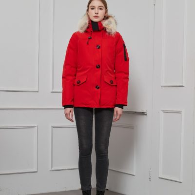 Luxury Canada Goose Down Jacket Red Luxury