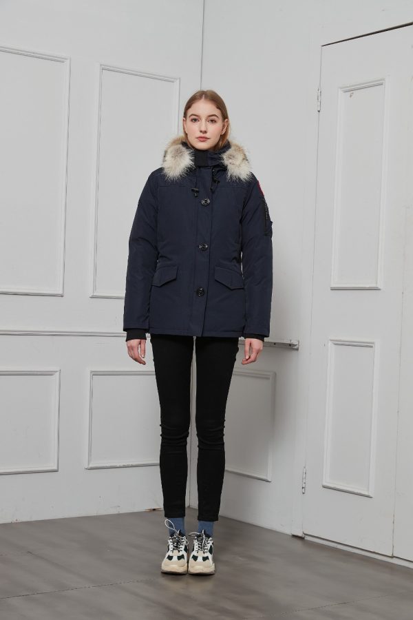 Premium Quality Canada Goose Down Jacket Blue Luxury