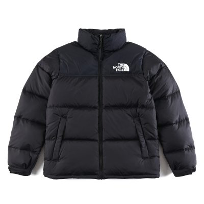 Premium The North Face Down Jacket Black Nylon Embroidery Luxury