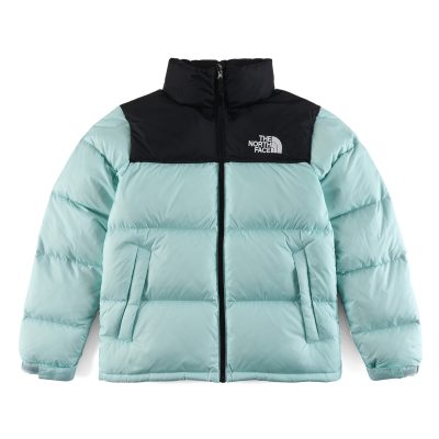 Premium Quality The North Face Down Jacket Sky Nylon Embroidery Style