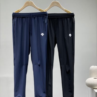 Best Selling Descente Sweatpants Navy Calf Style