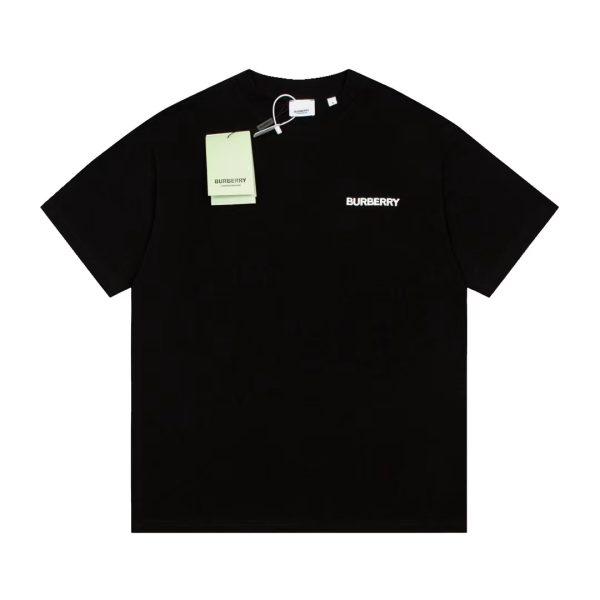 Premium Quality Burberry Short Sleeves Cream Cotton Style
