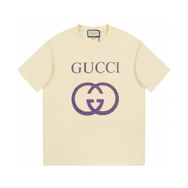Luxury Gucci Short Sleeves Black Casual Collection