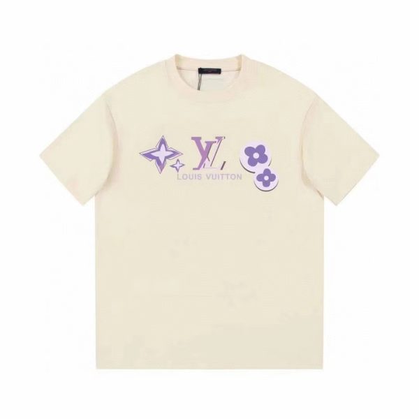 High Quality Louis Vuitton Short Sleeves Black Washed Luxury