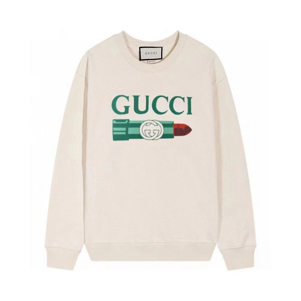 Luxury Gucci Sweatshirts Black Logo Luxury