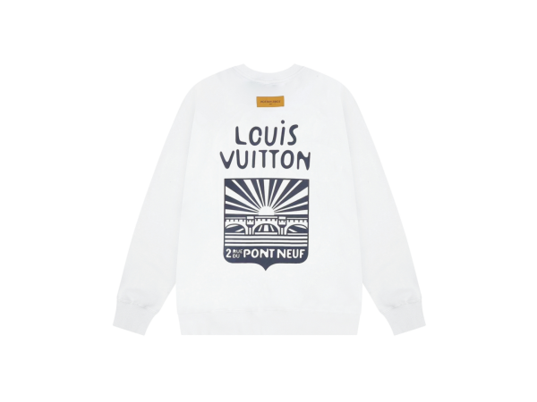 Premium Quality Louis Vuitton Hoodie Black Washed Luxury