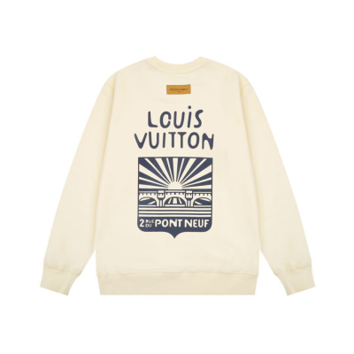 Luxury Louis Vuitton Hoodie Black Washed Style