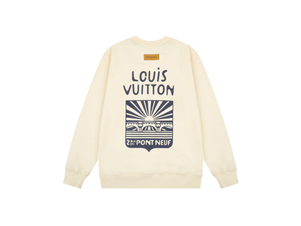 Luxury Louis Vuitton Hoodie Black Washed Style