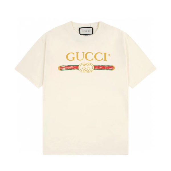 High Quality Gucci Short Sleeves White Classic Style