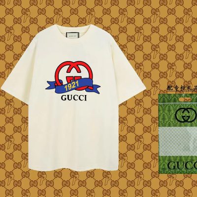High Quality Gucci Short Sleeves White Style