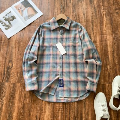 Premium Margiela Shirts Pink Striped Style