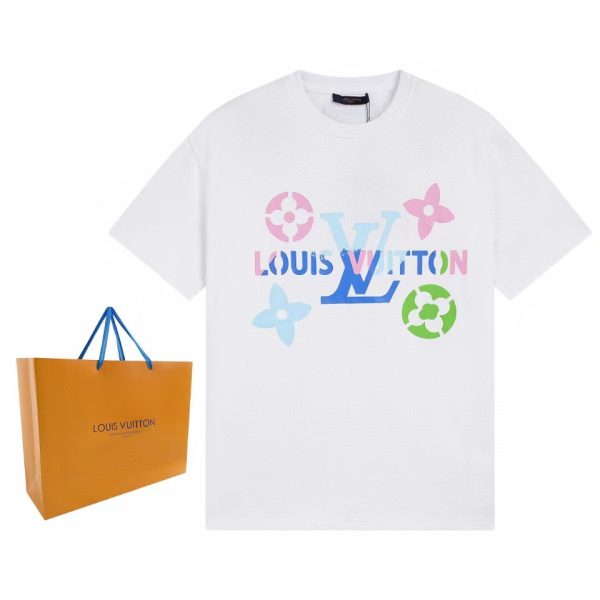 Premium Louis Vuitton Short Sleeves Black Classic Luxury