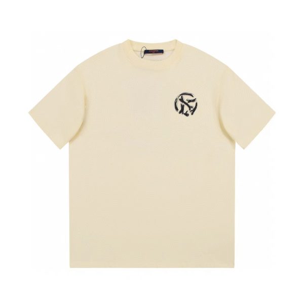 Best Selling Louis Vuitton Short Sleeves Black Logo Collection