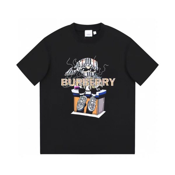 High Quality Burberry Short Sleeves White Classic Style